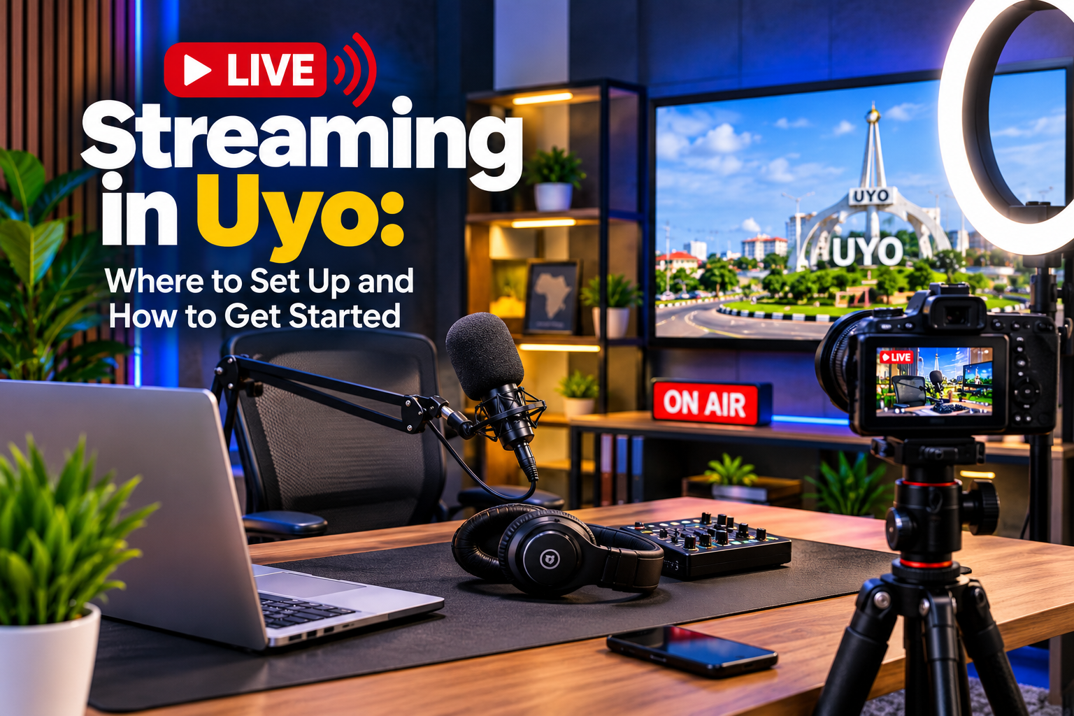 Live Streaming in Uyo: Where to Set Up and How to Get Started
